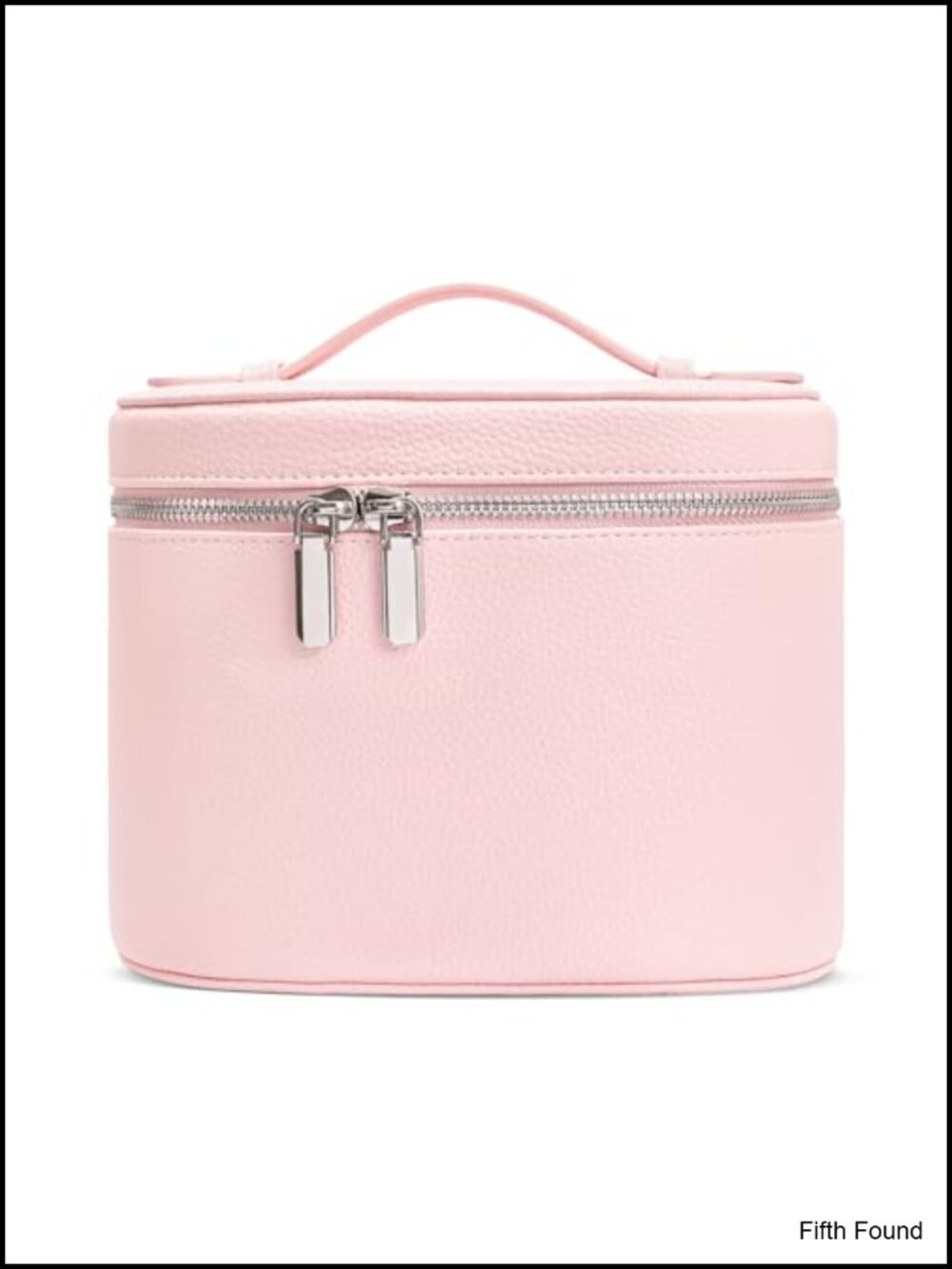 Leather Makeup Case with Detachable Compartments Travel Cosmetic Bag